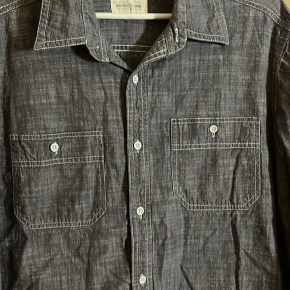 Long sleeve button shirt button sleeve l2 - Picture 2 of 6